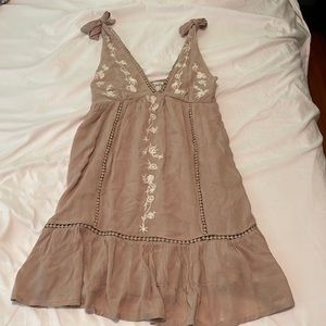 Bohemian size small dress embroidered. Worn once.